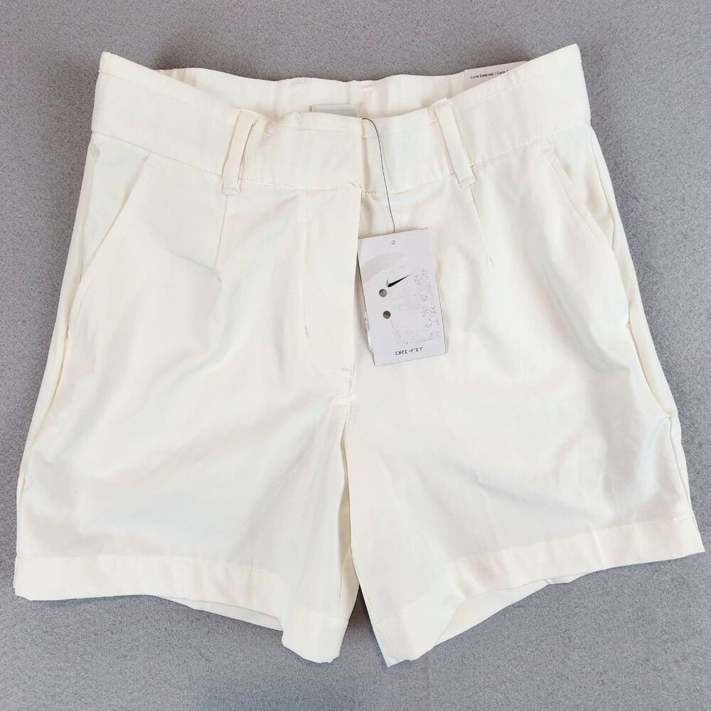 Nike Golf Victory 5" Shorts High Rise Standard Fit White Preppy Dri-fit Shorts S